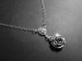 Amulet stříbrná růže